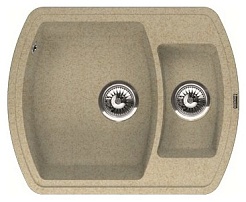 Florentina Мойка гранитная Нире 630 К бежевый – фотография-1