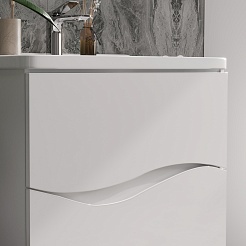 Volna Мебель для ванной Volna 70.2Y белая – фотография-9