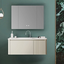 Ceruttispa Тумба с раковиной Sella 80 подвесная слоновая кость – фотография-3