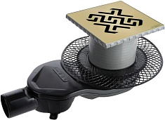 BERGES Wasserhaus Душевой трап Platz Antik 150 094161 бронза