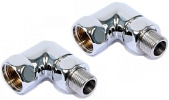 Terminus Переходник угл. НР-ВН 1/2" * 3/4" (2 америк.) 2 шт. – фотография-1