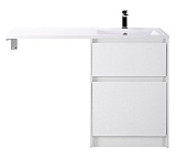 BelBagno Тумба с раковиной Kraft LVD 58 напольная Bianco Opaco под стиральную машину правосторонняя