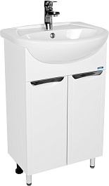 Viant Тумба под раковину Лима 55 белая – фотография-1