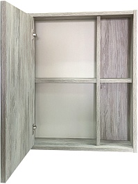 Runo Зеркальный шкаф Эко 52 скандинавский дуб – фотография-2