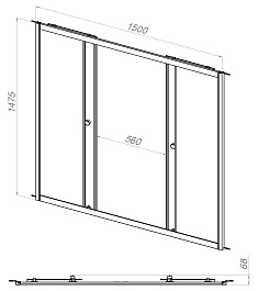 Triton Шторка на ванну Ультра 150 Щ0000065750 – фотография-3