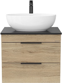 Onika Мебель для ванной Легран 60 подвесная дуб галифакс – фотография-7