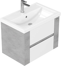 Onika Тумба под раковину Стоун 70.13 Ателье светлое – фотография-2