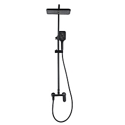 Azario Душевая стойка Arizona Square AZ-20BS черный – фотография-6