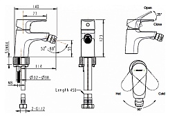 Promo Смеситель для биде Alfa F3120178CP – фотография-2