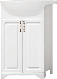 Style Line Тумба для умывальника Олеандр-2 55 белая – фотография-1