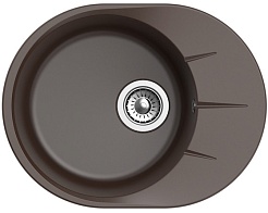 Ewigstein Мойка кухонная Rund 45F шоколад – фотография-3