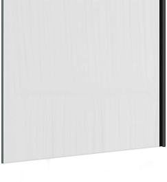 Teymi Шторка на ванну Timo 60x140 профиль черный матовый стекло прозрачное – фотография-4