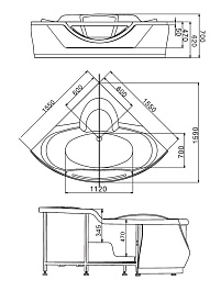 Gemy Акриловая ванна G9025 II C – фотография-4