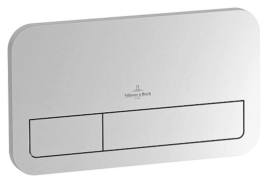Villeroy & Boch Кнопка смыва Viconnect 92249069 хром матовый – фото, картинка, фотография-1