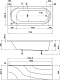 Poseidon Акриловая ванна Darina 170x70 – картинка-6