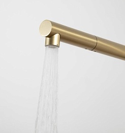 Frap Смеситель для кухни F6096-3 золотой сатин – фотография-3