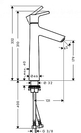 Hansgrohe Смеситель Talis S 72031000 для раковины – фотография-2
