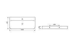 Excellent Раковина Orido 110 – фотография-2