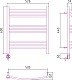 Стилье Полотенцесушитель электрический Формат 10 ТЛ 600х500 – фотография-4