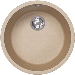 Florentina Мойка кухонная Вега Зеро 440 бежевая – фотография-1