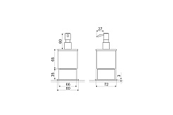 Excellent Дозатор жидкого мыла KOBO DOEX.1716CR хром – фотография-2