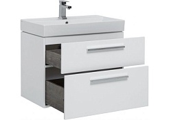 Aquanet Тумба с раковиной Nova 75 белая – фотография-5