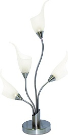 N-Light Лампа TX-0143/4 satin chrome настольная – фотография-1