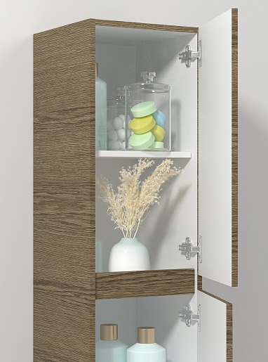 Водолей Пенал подвесной Best 35 R дуб крымский коричневый – картинка-3