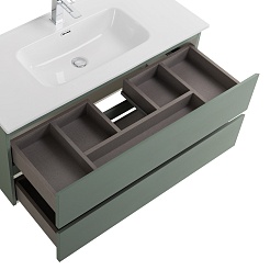 BelBagno Тумба под раковину Kraft 100 подвесная Еловый матовый – фотография-5