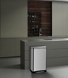 WeltWasser Ведро для мусора WW Lassy MT 30L сталь матовая – фотография-4