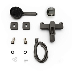 Tokito Смеситель для ванны KOBE вороненая сталь TOK-KOB-1014 – фотография-6