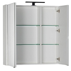 Aquanet Зеркальный шкаф "Тулон 85" белый – фотография-3