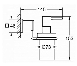 Grohe Дозатор Allure 40363000 – фотография-3