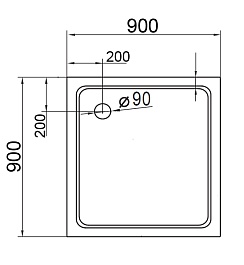 Cezares Душевой поддон TRAY-S-A-90-13-W – фотография-2