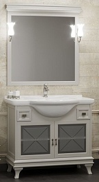 Opadiris Мебель для ванной Борджи 95 слоновая кость – фотография-1