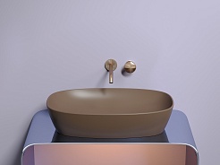 Ceramicanova Мебельная раковина Element 60 CN6049MDB тёмно-коричневый матовый – фотография-3