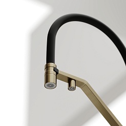 Sancos Смеситель для кухни Loro SC4007BG брашированное золото PVD покрытие – фотография-5