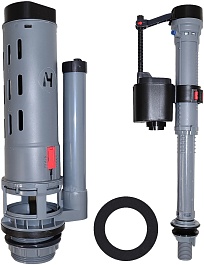 Azario Унитаз-компакт Vise AZ-1343BT безободковый с бачком с сиденьем микролифт белый – фотография-12