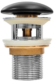 Iddis Донный клапан Optima Home OPHBM0Wi88 черный матовый – фотография-1