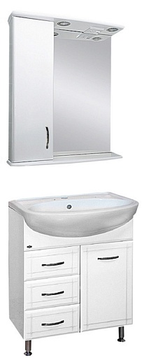 Misty Мебель для ванной Уют 60 L с 3 ящиками – фото-1