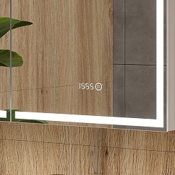 Equil Зеркальный шкаф Corner 80 белый – фотография-7