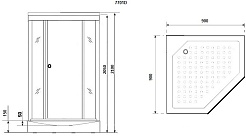 Niagara Душевая кабина Luxe NG-7701DG – фотография-4