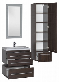 Aquanet Тумба подкатная "Нота 75" венге – фотография-13