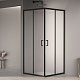 RGW Душевой уголок Passage PA-030B 80x80 профиль черный стекло матовое сатинат – фотография-6