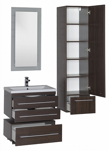 Aquanet Тумба подкатная "Нота 75" венге – картинка-13