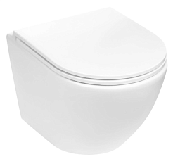 WeltWasser Унитаз подвесной MERZBACH 043 MT-WT белый матовый – фотография-1