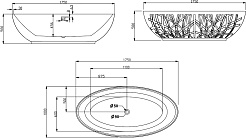 ABBER Акриловая ванна AB9283 175x100 – фотография-4