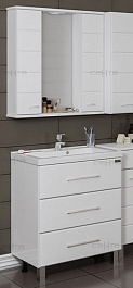 СанТа Мебель для ванной Омега 70 с ящиками – фотография-1