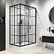 Niagara Душевая кабина Standart 100x80 R черная – картинка-13