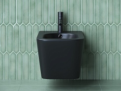 Ceramicanova Подвесное биде Metric CN3008MB чёрный матовый – фотография-7